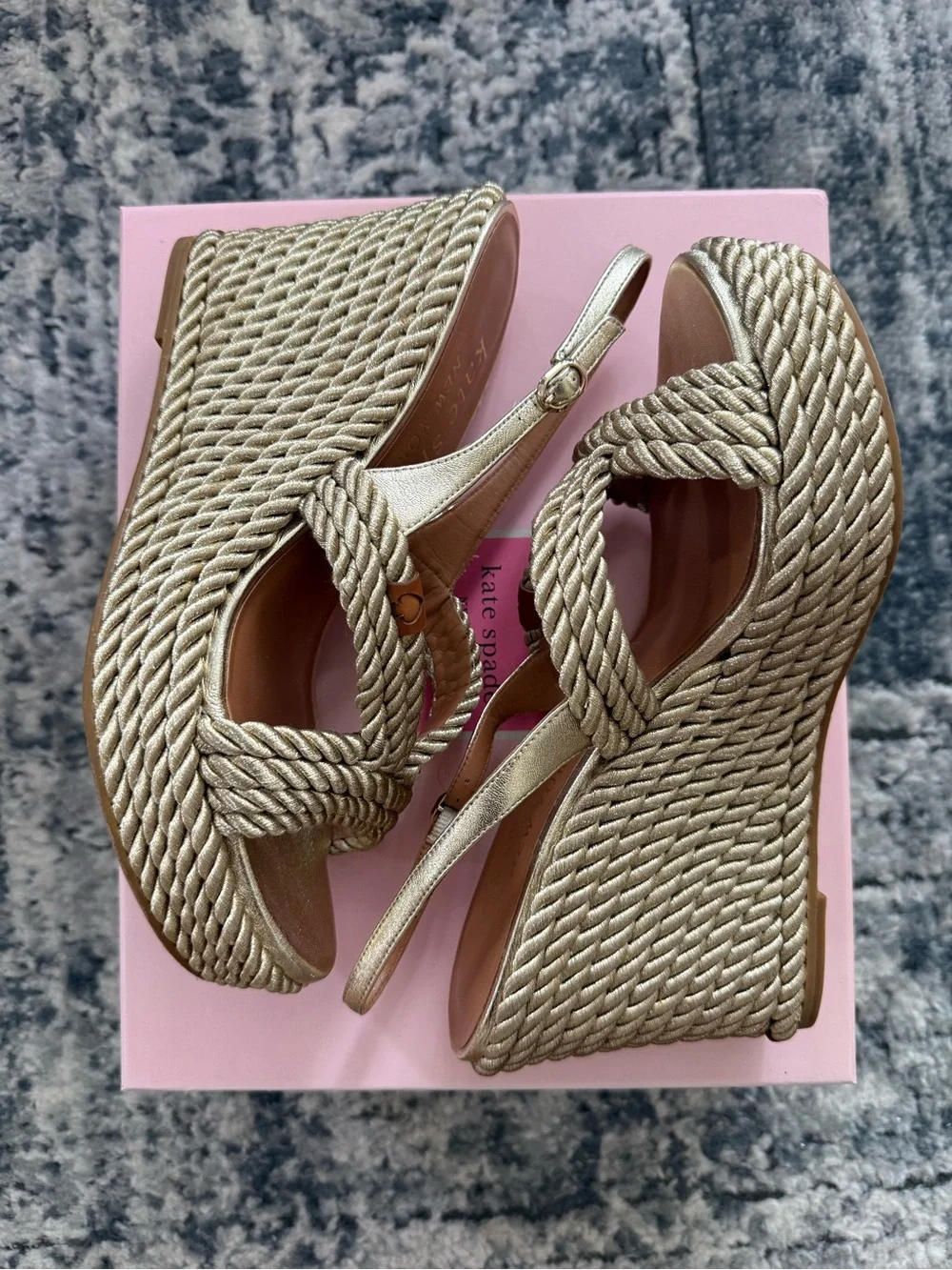 Kate Spade New York Tahiti Rope Wedge Sandals